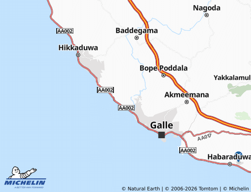 Mapa MICHELIN Palanthriyagoda - ViaMichelin