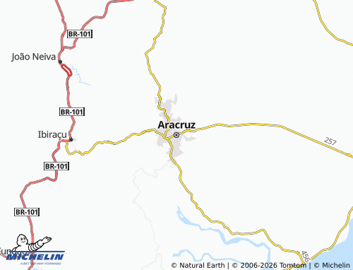 Carte MICHELIN Aracruz - ViaMichelin