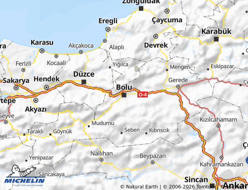 Mapa MICHELIN Bolu - ViaMichelin