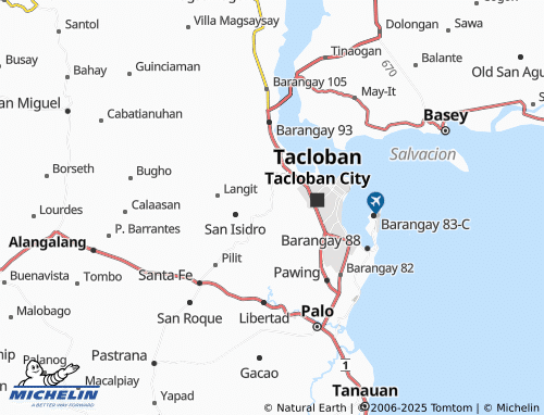 MICHELIN Barangay 104 map - ViaMichelin