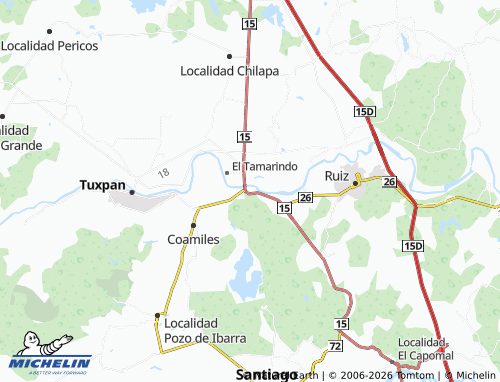 Mapa MICHELIN Las Conchitas - ViaMichelin