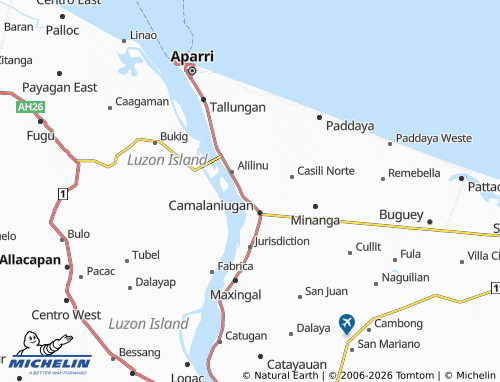 MICHELIN Baggao map - ViaMichelin