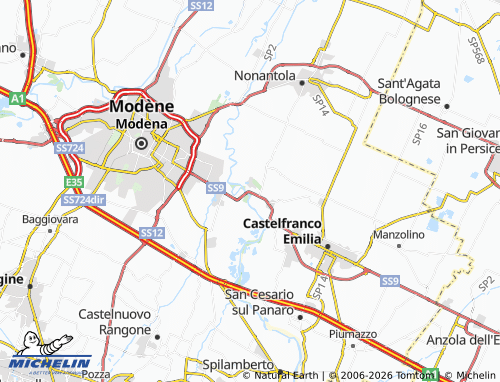 MICHELIN Sant'Ambrogio map - ViaMichelin