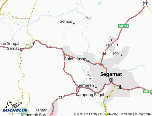 MICHELIN Kampung Paya Luas map - ViaMichelin