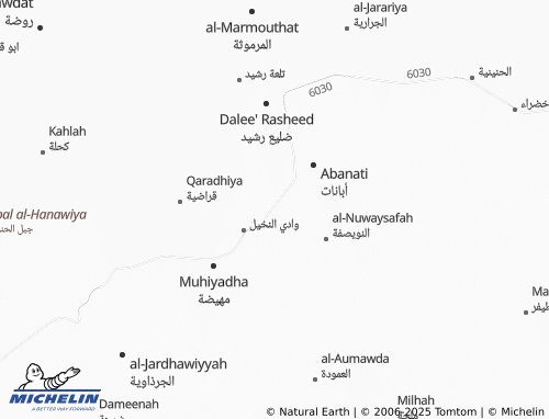 MICHELIN Abu Talh map - ViaMichelin