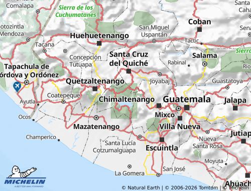MICHELIN Sololá map - ViaMichelin