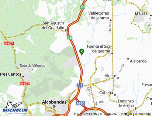 MICHELIN Ciudad Golf map - ViaMichelin