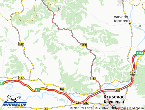Mapa MICHELIN Globare - ViaMichelin