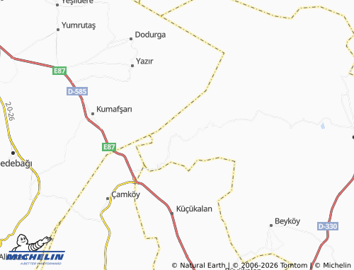 MICHELIN Belkaya map - ViaMichelin