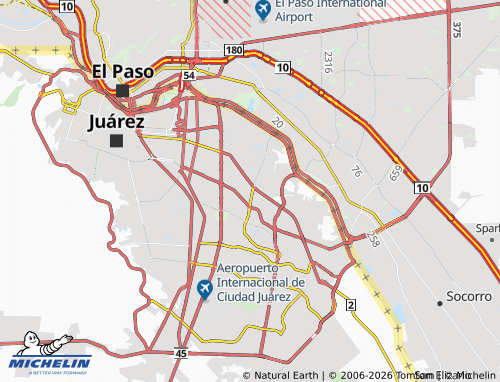 Mappa MICHELIN Jardines del Bosque - ViaMichelin