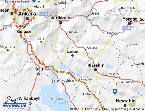 MICHELIN Kaman map - ViaMichelin