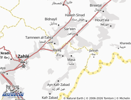 Mapa MICHELIN Ali al-Nahri - ViaMichelin