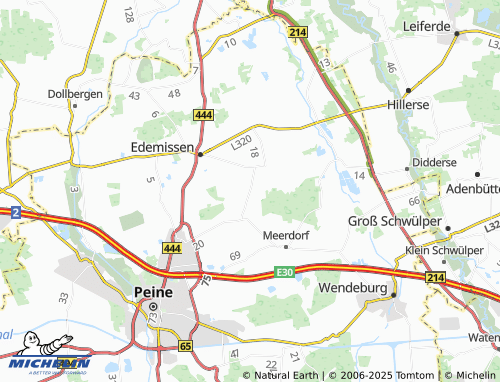 Mappa MICHELIN Mödesse - ViaMichelin