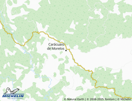 MICHELIN Carácuaro de Morelos map - ViaMichelin