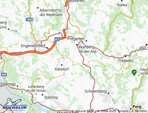 MICHELIN Untergaisbach map - ViaMichelin