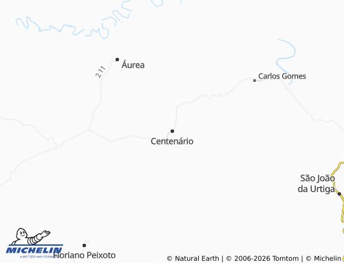 Mapa MICHELIN Centenário - ViaMichelin