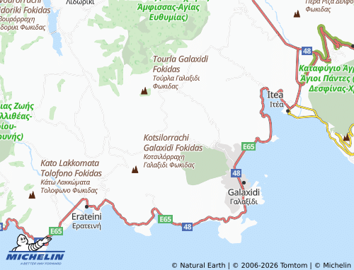 Carte MICHELIN Penteoria - ViaMichelin