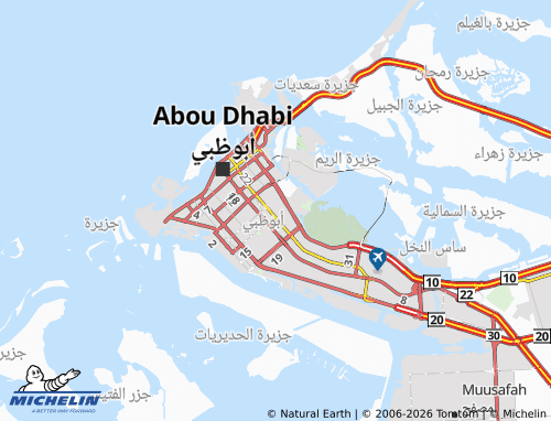 MICHELIN Al Nahyan map - ViaMichelin