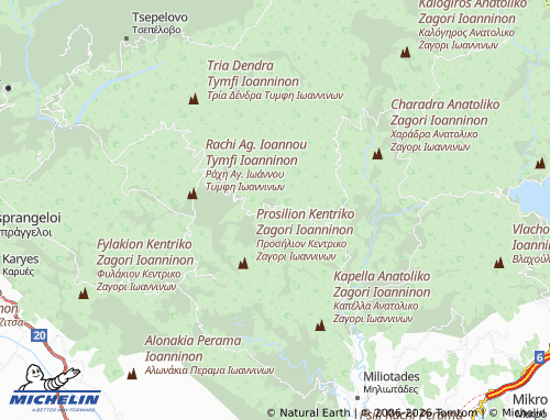 Carte MICHELIN Leptokarya - ViaMichelin
