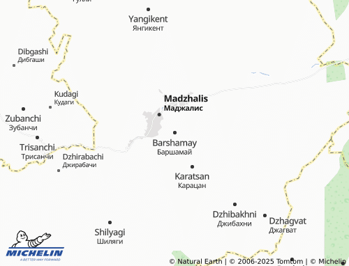 Mapa MICHELIN Barshamay - ViaMichelin
