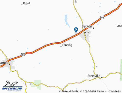 Mappa MICHELIN Fanning - ViaMichelin