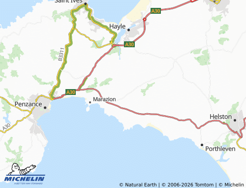 Carte MICHELIN Saint Hilary - ViaMichelin