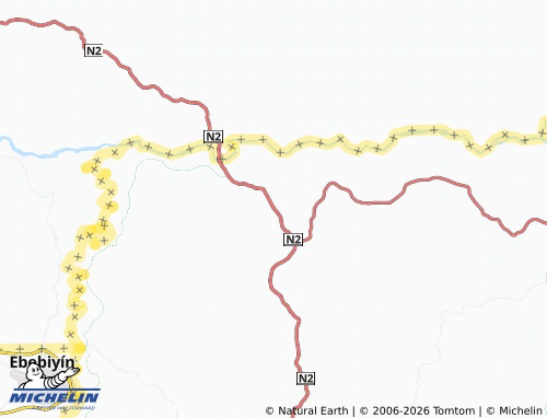 MICHELIN Ewong map - ViaMichelin