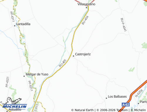 MICHELIN Castrojeriz map - ViaMichelin