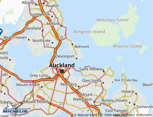 Mapa MICHELIN Devonport - ViaMichelin