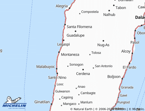 MICHELIN Lombo map - ViaMichelin