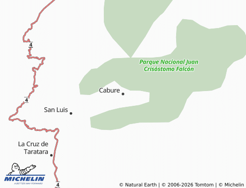 Mapa MICHELIN Cabure - ViaMichelin