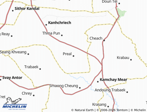 MICHELIN Preal map - ViaMichelin