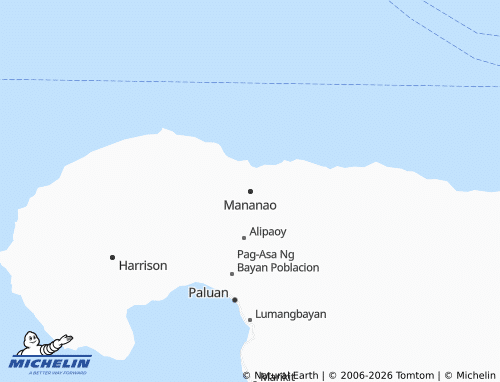MICHELIN Mananao map - ViaMichelin