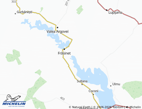 MICHELIN Frăsinetu De Jos map - ViaMichelin