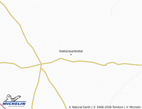 Mappa MICHELIN Nattarasankottai - ViaMichelin