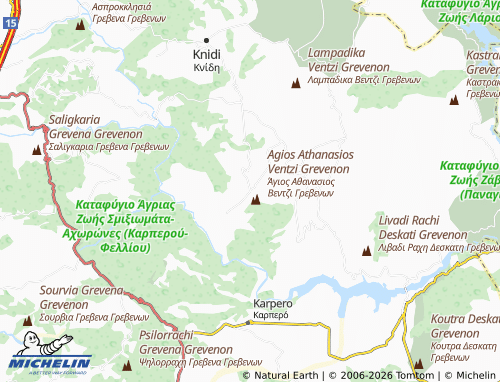 Mappa MICHELIN Kentro - ViaMichelin