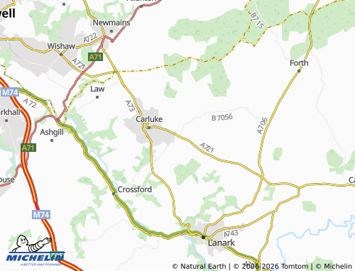 MICHELIN Roadmeetings map - ViaMichelin
