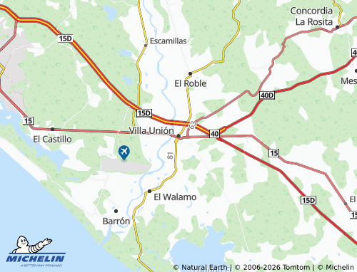Mappa MICHELIN Villa Unión - ViaMichelin