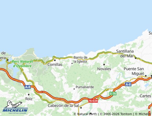 Carte MICHELIN Sierra - ViaMichelin
