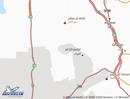 MICHELIN-Landkarte Dhahban - ViaMichelin