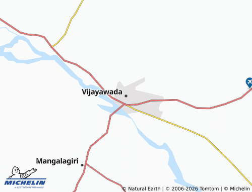 Mapa MICHELIN Vijayawada - ViaMichelin