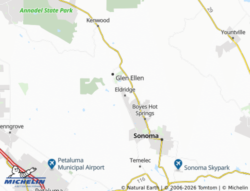 Mapa MICHELIN Eldridge - ViaMichelin