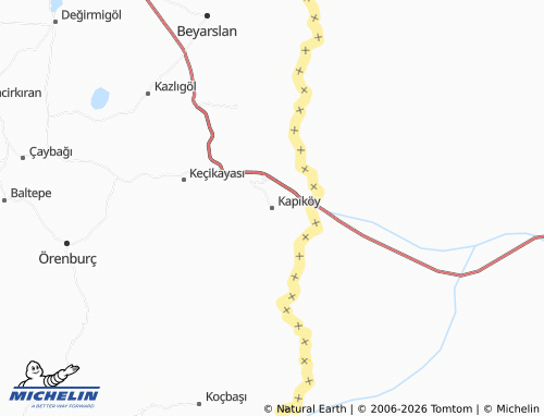 MICHELIN Kapıköy map - ViaMichelin