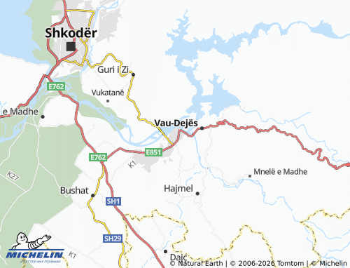 Carte MICHELIN Mjedë - ViaMichelin