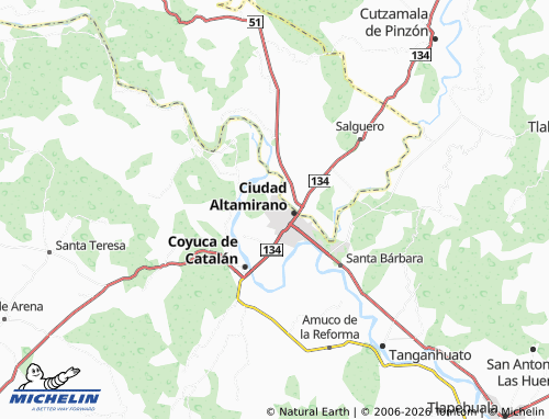 Mappa MICHELIN Villas Melissa - ViaMichelin