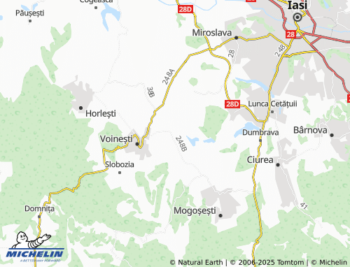 Carte MICHELIN Vocotești - ViaMichelin