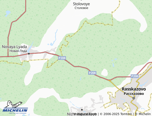 MICHELIN Rasskazovo map - ViaMichelin