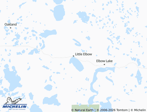 Carte MICHELIN Little Elbow - ViaMichelin