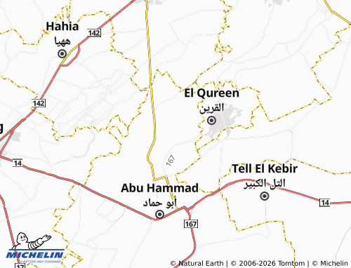 Mapa MICHELIN al-Nahr - ViaMichelin
