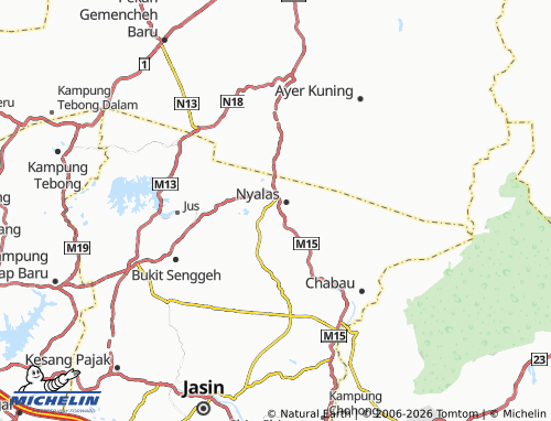 Mappa MICHELIN Kampung Ayer Repat - ViaMichelin